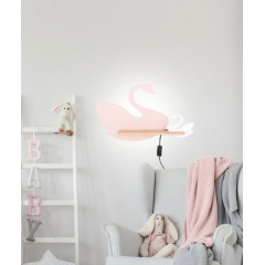 Настінний світильник Candellux Swan 44x27 см Коричневво-рожевий (21-05557) Павлоград