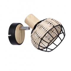 Бра Candellux Tajga 12x14 см Чорно-бежевий (91-12197) Олександрія