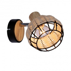 Бра Candellux Tajga 12x14 см Чорно-бежевий (91-12197) Олександрія