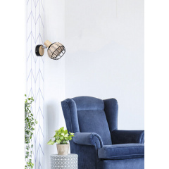 Бра Candellux Tajga 12x14 см Чорно-бежевий (91-12197) Олександрія