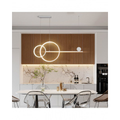 Люстра Laguna Lighting 434 100x5x100 см Білий (43473-55) Полтава