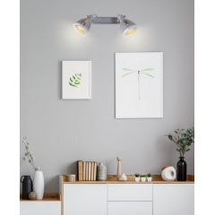 Спот Candellux Crodo 45x19 см Сірий (92-71118) Бушеве