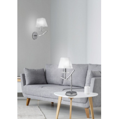 Бра Candellux Valencia 15x36 см Прозоро-сріблястий (21-84418) Лосинівка