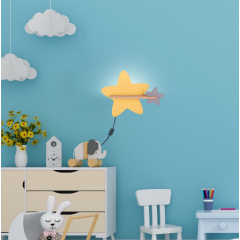 Настінний світильник Candellux Star 40x31 см Жовто-сірий (21-75734) Ковель