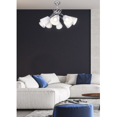 Люстра Candellux Vox 66x40 см Хром (38-70647) Хмільник