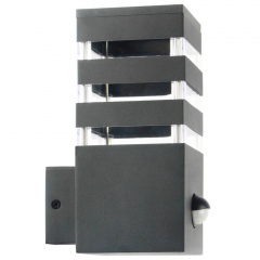 Вуличний світильник Polux Teksas 12x9x20 см Сірий (Pol317667) Краматорськ