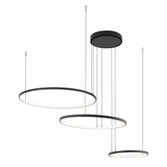 Люстра Nowodvorski Circolo Led 60x125x140 см Черный (Now10817) Павлоград