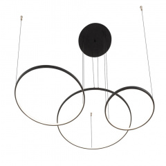 Люстра Nowodvorski Circolo Led 60x125x140 см Черный (Now10817) Павлоград