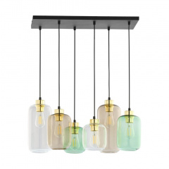Люстра TK Lighting Marco 66x130 см Чорно-золотистий (TK3328) Городок