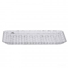 Блюдо для закусок YIWU 25x12.5x1.5 см Прозорий (HP-YH-33) Харків