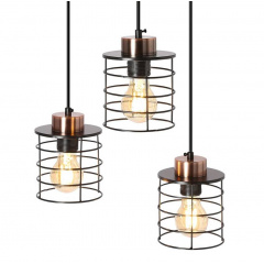 Люстра Candellux Glob 40x100 см Чорно-коричневий (33-00408) Мелітополь