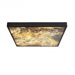 Потолочный светильник Candellux Luxan 59x59x5 см Черный (10-17031) Свесса