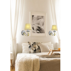 Бра Candellux Diva 15x27 см Золотисто-сріблястий (21-55040) Біла Церква