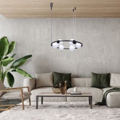 Люстра Zuma Line Orbit 78x100 см Черный (Zu5007) Иршава