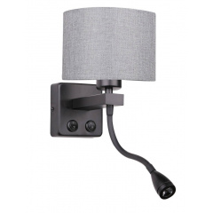 Бра Candellux Polo 18x44 см Чорний (21-75499) Камінь-Каширський