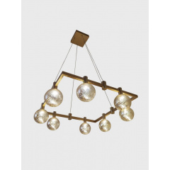 Люстра Laguna Lighting 493 65x100 см Жовтий (49313-08) Надвірна
