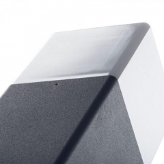 Парковий стовпчик Kanlux Vadra 8.2x8.2x80 см Антрацит-білий (Kan29013) Королево