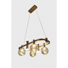 Люстра Laguna Lighting 494 62x100 см Жовтий (49413-08) Пологи