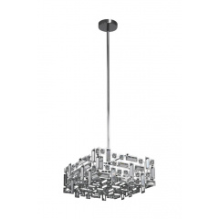 Люстра WunderLicht Yw2516 40.5x107 см Серебристо-прозрачный (YW2516-46) Фастов