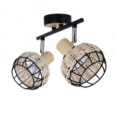Спот Candellux Tajga 44x18 см Бежево-чорний (92-12203) Миргород