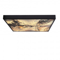 Стельовий світильник Candellux Luxan 59x59x5 см Чорний (10-14573) Новомосковськ