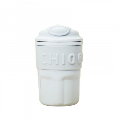 Термочашка с трубочкой YIWU Chiobbe 450 мл Голубой (HP-14-18BL) Запорожье