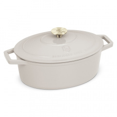 Каструля Berlinger Haus Sahara Collection 30 см 4.65 л Кремовий (BH-6540) Київ