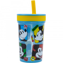 Стакан для дітей Stor Mickey Mouse 0.465 л Жовто-блакитний (74386) Буча
