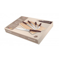 Набор ножей Berlinger Haus Matte Leonardo Collection 6 предметов Бордовый (BH-2965) Киев