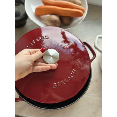 Каструля Gerlach Natur Iron 21 см 3 л Бордовий (5901035449466) Балаклія