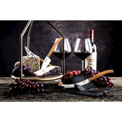 Набір ножів для сиру Style de Vie Luxury Line 3 шт Коричневий (LuxKaasV2Olijf) Львів
