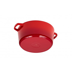 Каструля Gerlach Natur Iron 26 см 5 л Червоний (5901035510586) Гайсин