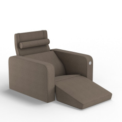 Мягкое кресло KULIK SYSTEM PLEASURE Ткань Целый Карамельный (hub_TikV94840) Шепетовка