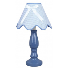 Настільна лампа Candellux Lola 26x41 см Синій (41-04710) Березне