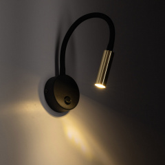 Бра TK Lighting Lagos 32x36 см Чорний (TK10039) Лосинівка