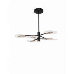 Люстра Nova Luce Genti 79x63 см Чорний (Nova9545406) Хуст