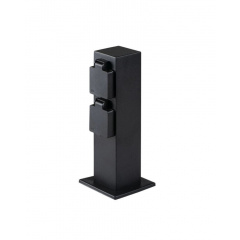 Вуличний стовпчик Kanlux Nasto 10x10x25 см Чорний (Kan36586) Бердянськ