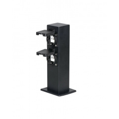 Вуличний стовпчик Kanlux Nasto 10x10x25 см Чорний (Kan36586) Бердянськ