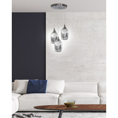 Люстра Candellux Marina 35x125 см Хром (33-60181) Тячів