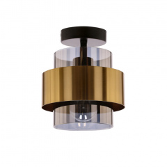 Стельовий світильник Candellux Spiega 18x22 см Чорний (31-09487) Бушеве