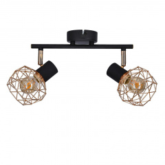 Спот Candellux Acrobat 40x17 см Чорно-мідний (92-22202) Лозова