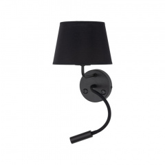 Бра TK Lighting Maja 40x19 см Чорний (TK10081) Славута
