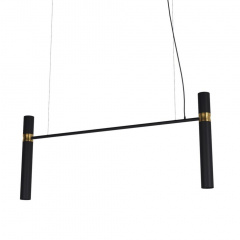 Люстра Pikart Lights 5299 120x48 см Чорно-золотистий (5299-22) Ромни