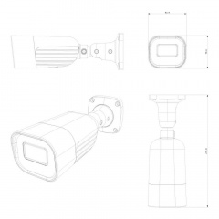 IP-відеокамера Provision ISR I6-340IPEN-MVF-V5 4 Мп Білий (302615) Київ