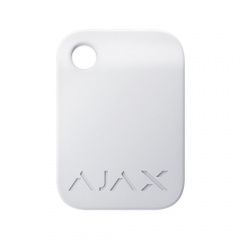 Защищенный бесконтактный брелок Ajax Tag white (комплект 3 шт.) для клавиатуры KeyPad Plus Киев