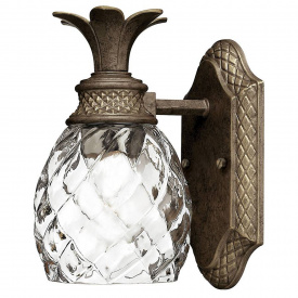 Бра для ванной комнаты Hinkley Lighting Plant 12.4x22 см Бронза (HK-PLANT-BATH-PZ)