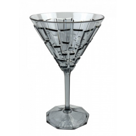 Бокал для мартіні One Chef Stone 300 мл Прозоро-чорний (612153)