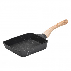 Сковорода тамагояки з антипригарним покриттям Breakfast 18.5x15x3.8 см Сірий (HP39573C)