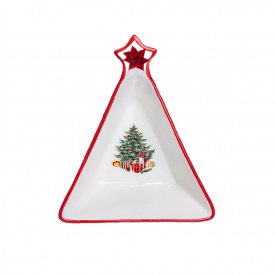 Салатниця YIWU Christmas 14.5x12 см Червоно-білий (HP-SD-3)