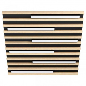 Стельовий світильник Eglo Marreira 57.5x57.5x6 см Чорно-коричневий (EG39898)